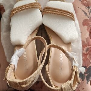 Top Moda Gold Women's Sandals